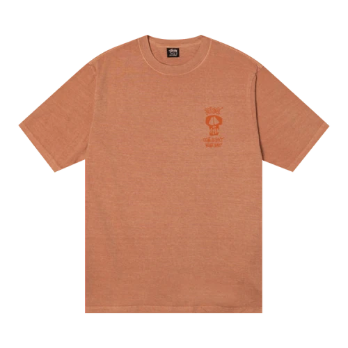 Stussy x Our Legacy Work Shop Surf Skull Pigment Dyed Tee 'Clay'