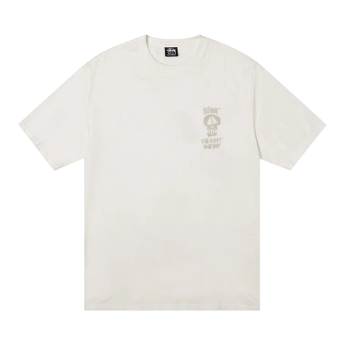 Stussy x Our Legacy Work Shop Surf Skull Pigment Dyed Tee 'Natural'