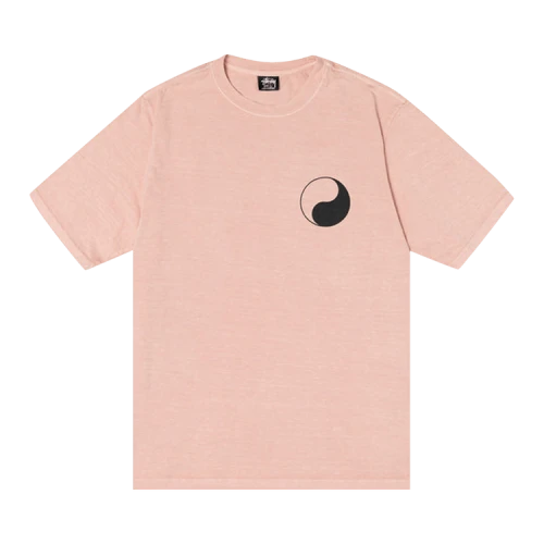 Stussy x Our Legacy Work Shop Yin Yang Pigment Dyed Tee 'Blush'