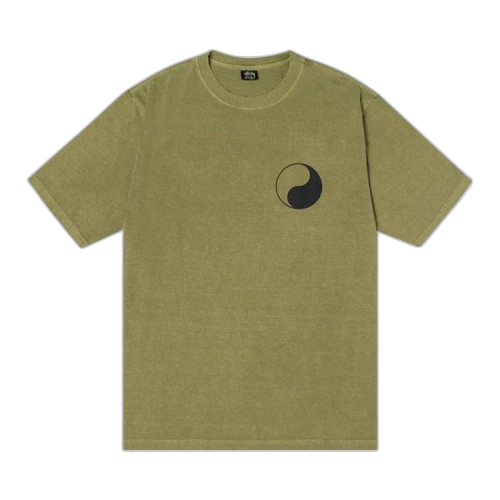 Stussy x Our Legacy Work Shop Yin Yang Pigment Dyed Tee 'Olive'