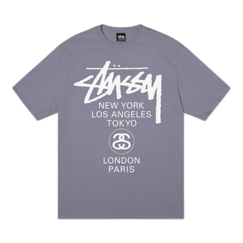Stussy World Tour Tee 'Mauve'
