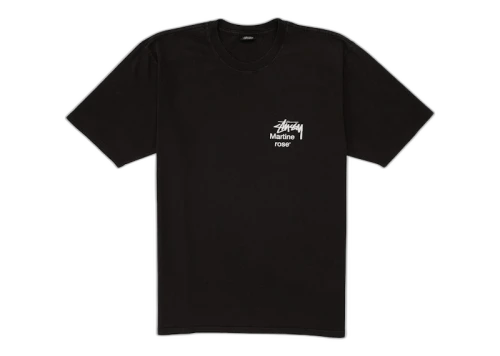 Stussy x Martine Rose Collage Pigment Dyed Tee Black