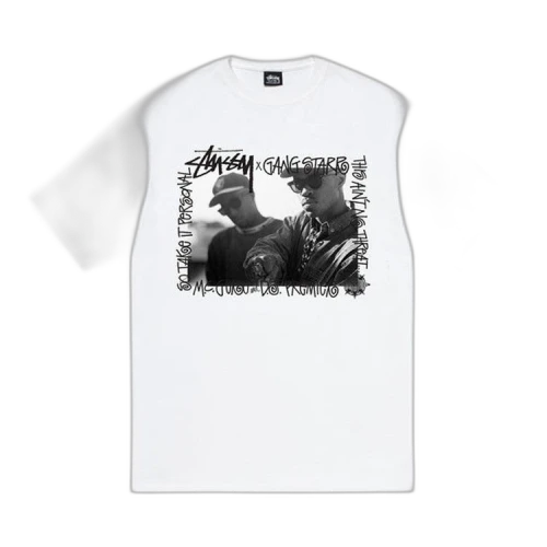 Stussy Gang Starr Take It Personal Tee 'White'