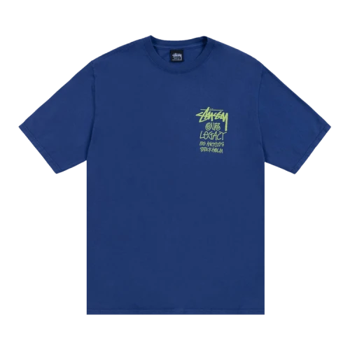Stussy x Our Legacy Work Shop Surfman Pigment Dyed Tee 'Blueberry'