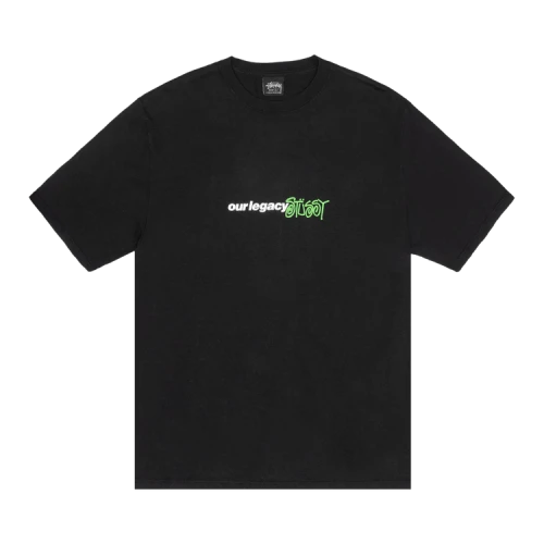 Stussy x Our Legacy Work Shop Sport Pigment Dyed Tee 'Black'