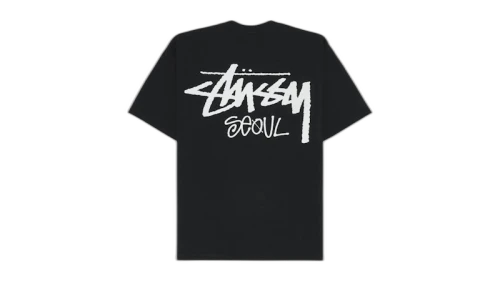 Stussy Stock Seoul Exclusive T-shirt Black