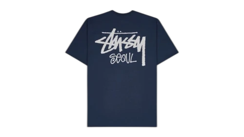 Stussy Stock Seoul Exclusive T-shirt Navy