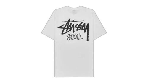 Stussy Stock Seoul Exclusive T-shirt White