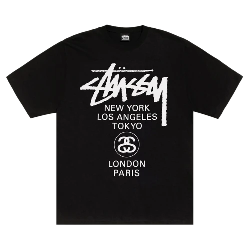 Stussy World Tour Tee 'Black'