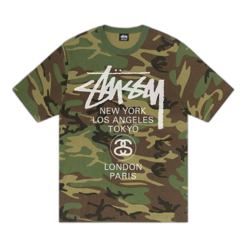 Stussy World Tour Tee 'Camo'