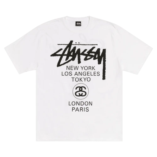 Stussy World Tour Tee 'White'