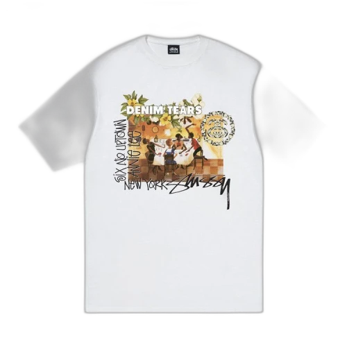 Stussy x Denim Tears Annie Lee Tee 'White'