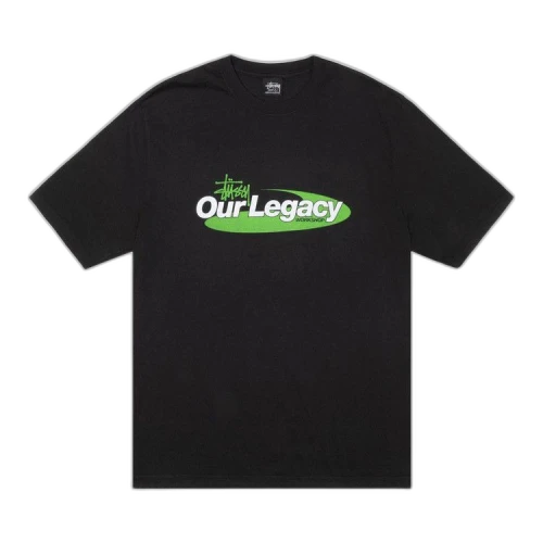 Stussy x Our Legacy Work Shop Swirl Tee Pigment Dyed 'Black'