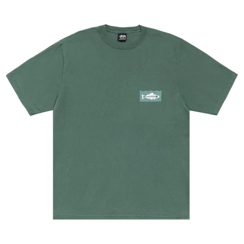 Stussy Heal The Bay 40 Tee Pigment Dyed 'Pine'