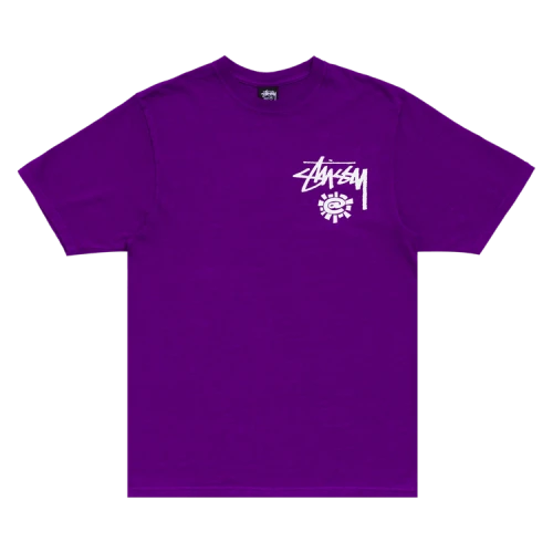 Stussy x Always Do What You Should Do World Tour T-Shirt 'Purple'