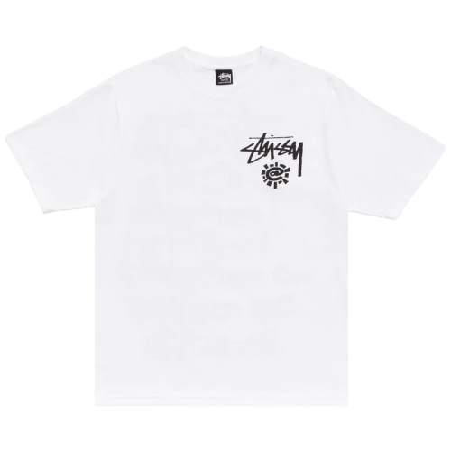 Stussy x Always Do What You Should Do World Tour T-Shirt 'White'