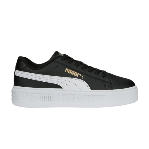PUMA Smash Platform v3 Sneakers 'Black White' (Women's)