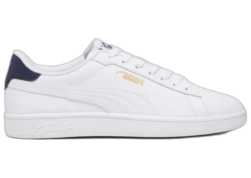 Puma Smash 3.0 L White Navy Heel Gold