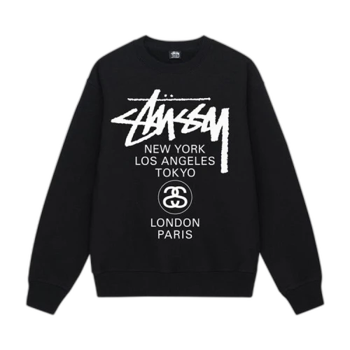 Stussy World Tour Crewneck Keylime
