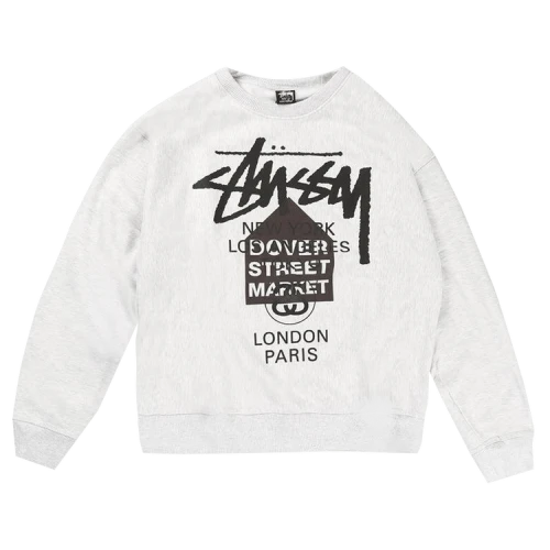 Stussy DSM World Tour Crew 'Ash Heather'