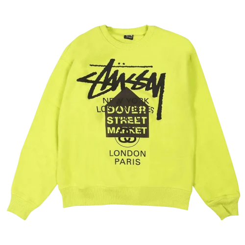 Stussy DSM World Tour Crew Keylime