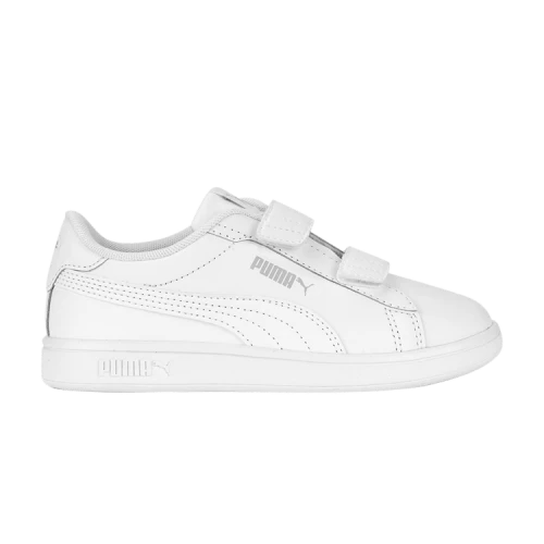 Puma Smash 3.0 Leather Velcro Little Kid 'White'