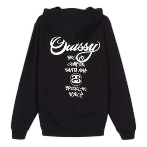 Stussy World Tour Unisex Black