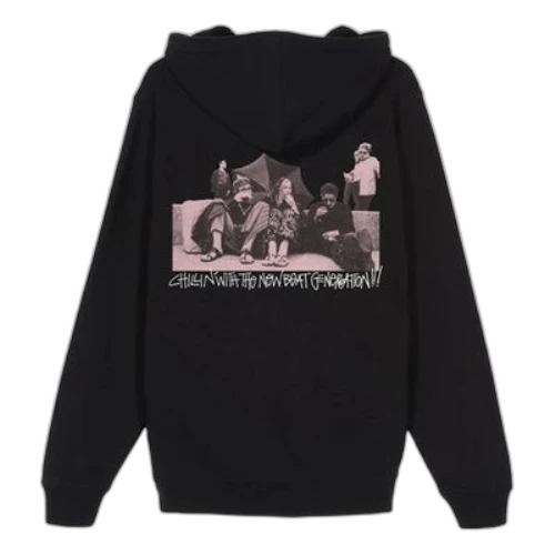 Stussy New Beat Hood Casual Printing Unisex Black