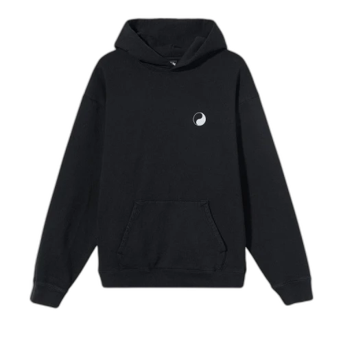 Stussy x Our Legacy Yin Yang Pigment Dyed Hoodie 'Black'