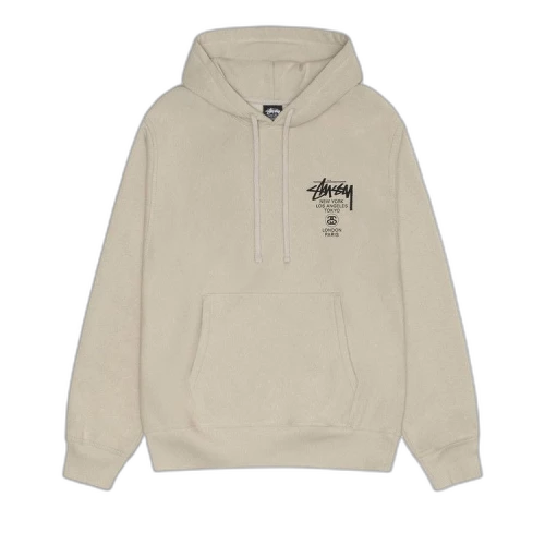 Stussy World Tour Hoodie 'Khaki'