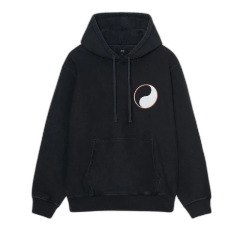 Stussy x Our Legacy Drop Shadow Pigment Dyed Hoodie 'Black'