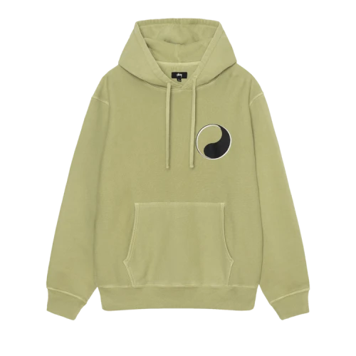 Stussy x Our Legacy Drop Shadow Pigment Dyed Hoodie 'Tarragon'
