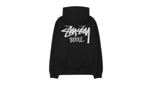 Stussy Stock Seoul Exclusive Hoodie Black