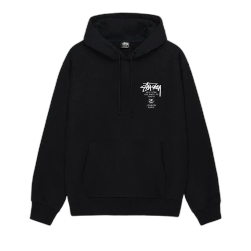 Stussy World Tour Hoodie 'Black'