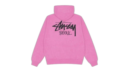 Stussy Stock Seoul Exclusive Hoodie Pink