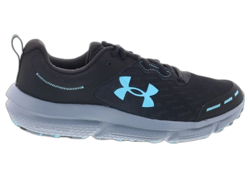 Under Armour Charged Assert 10 Black Light Blue
