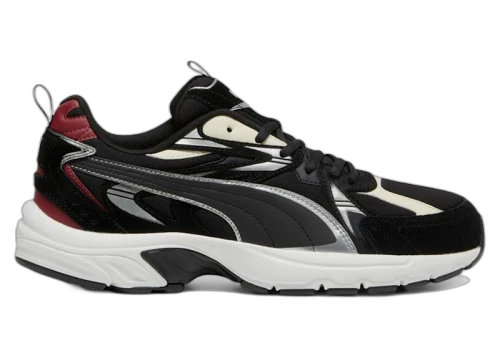 Puma Milenio Tech Suede Black Intense Red