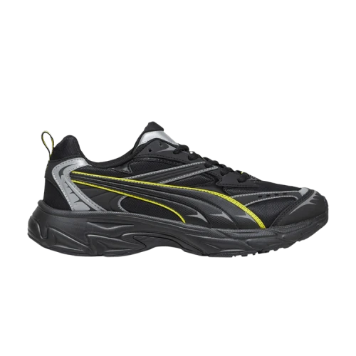PUMA Morphic Reflective 'Black Yellow Burst'