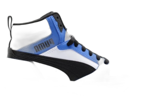 Puma Rebound V6 Mid Royal Black White (GS)