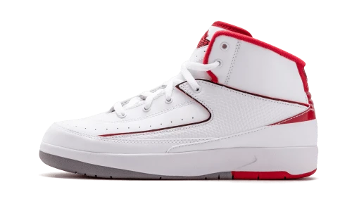 Jordan 2 White Varsity Red Grey (GS)