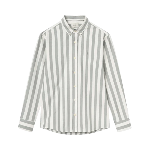 forét Life Shirt 'Cloud/Dark Green'