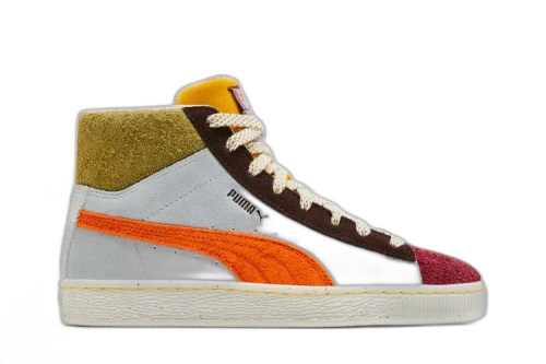 PUMA lemlem x Suede Mid 'Icy Blue Cayenne Pepper' (Women's)