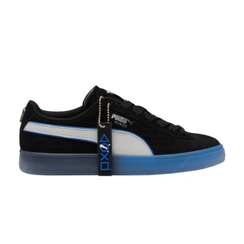 PUMA PlayStation x Suede Big Kid 'Black Glacial Grey'