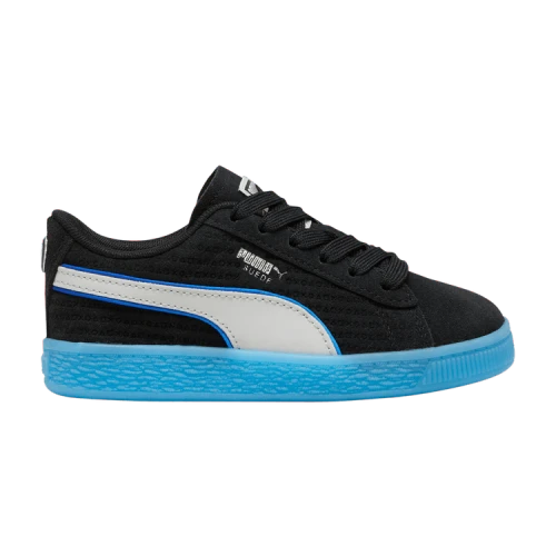 PUMA PlayStation x Suede Little Kid 'Black Glacial Grey'