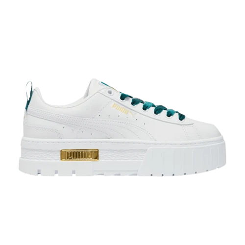 Puma Mayze Heritage Velvet 'White Malachite' (Women's)