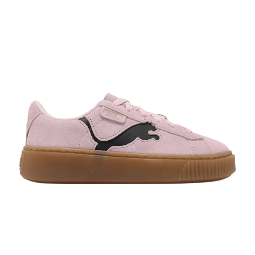 PUMA Suede Platform Shoes 'Pink Black Gum' (Women's)