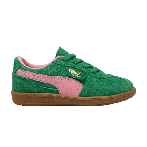 Puma Palermo Little Kid 'Archive Green Pinkscape'