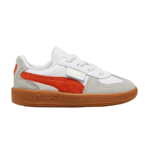 PUMA Palermo Leather Toddler 'White Redmazing Gum'