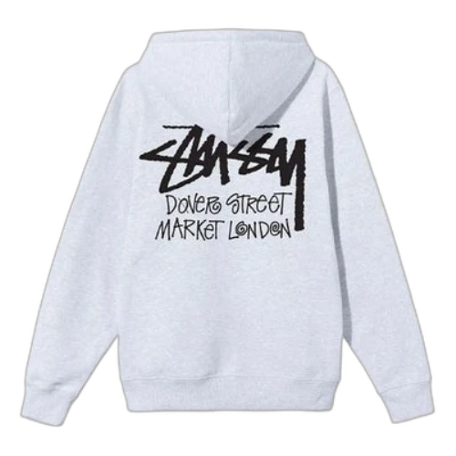 Stussy Alphabet Zipper Unisex Gray
