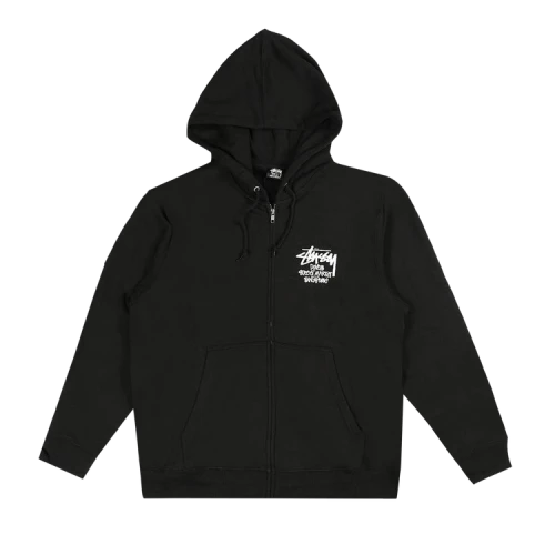 Stussy Stock DSM Singapore Zip Hoodie 'Black'